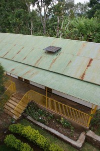 The village computer centre in Tanzania with solar panel