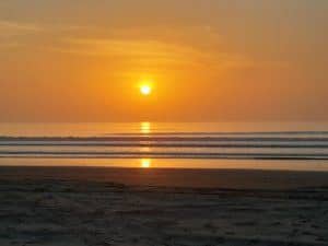 Sunset at the beach