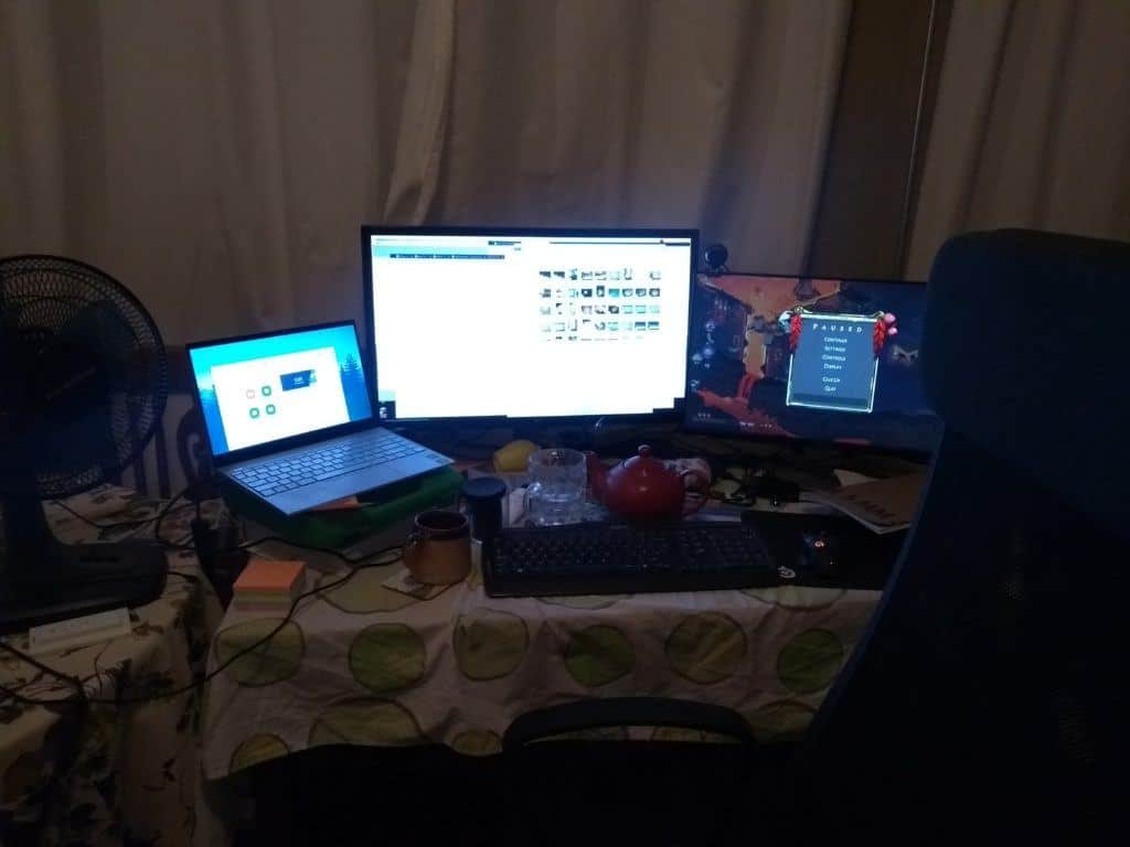 My desk