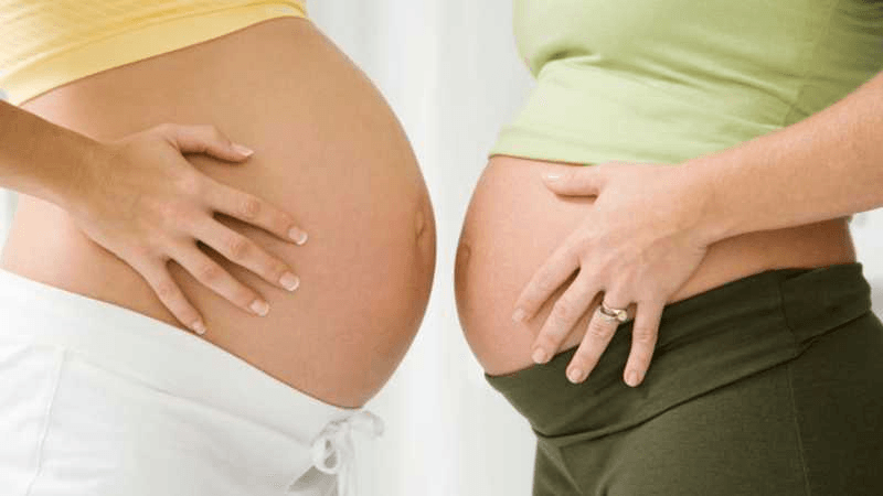 Image of two pregnant women