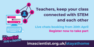 I'm a Scientist, Stay at home social media graphic to share #2