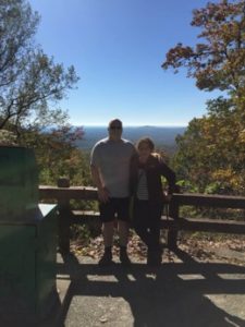 Andy and I on a trip to the Georgia mountains